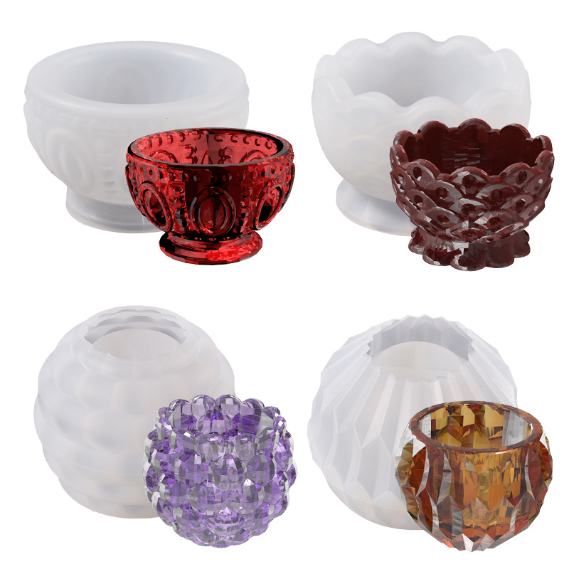 Round Storage Box Gypsum Silic - Coaster Mold Round 评论和价格