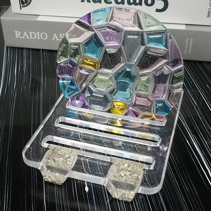 DIY Crystal Epoxy Mold Wave Di - Coaster Mold Round 评论和价格