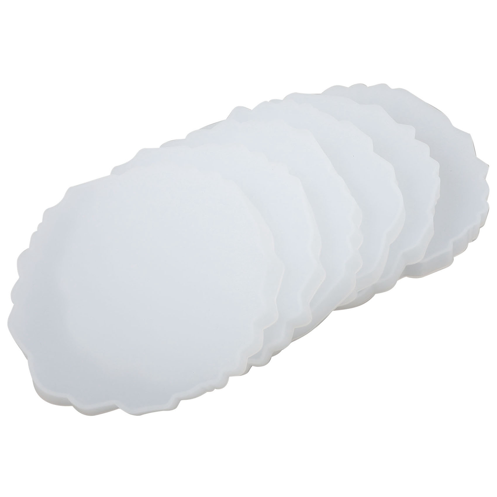 A58Z 6 Pieces Resin Coaster Mo - Geode Mold Silicone 评论和价格