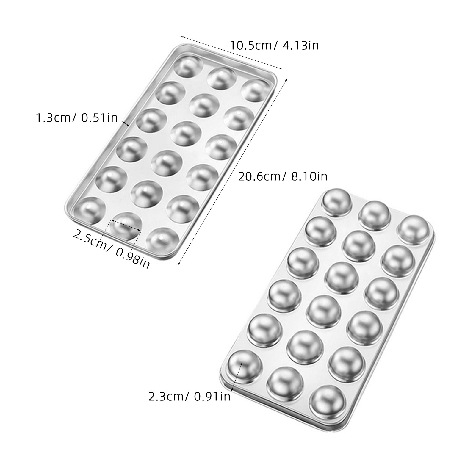 Stainless Steel Round Ice Cube - Coaster Mold Round 评论和价格