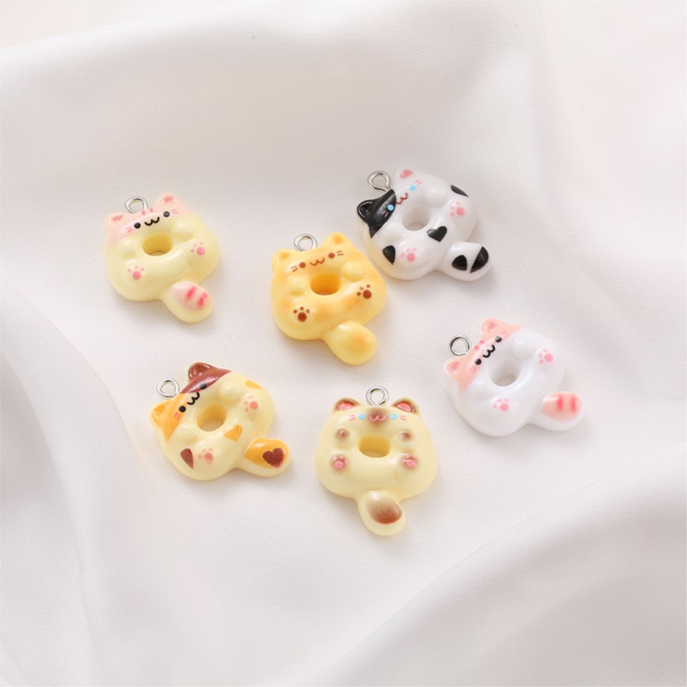 10Pcs Kawaii Cartoon Cat Resin - Resin Crafts Diy 评论和价格
