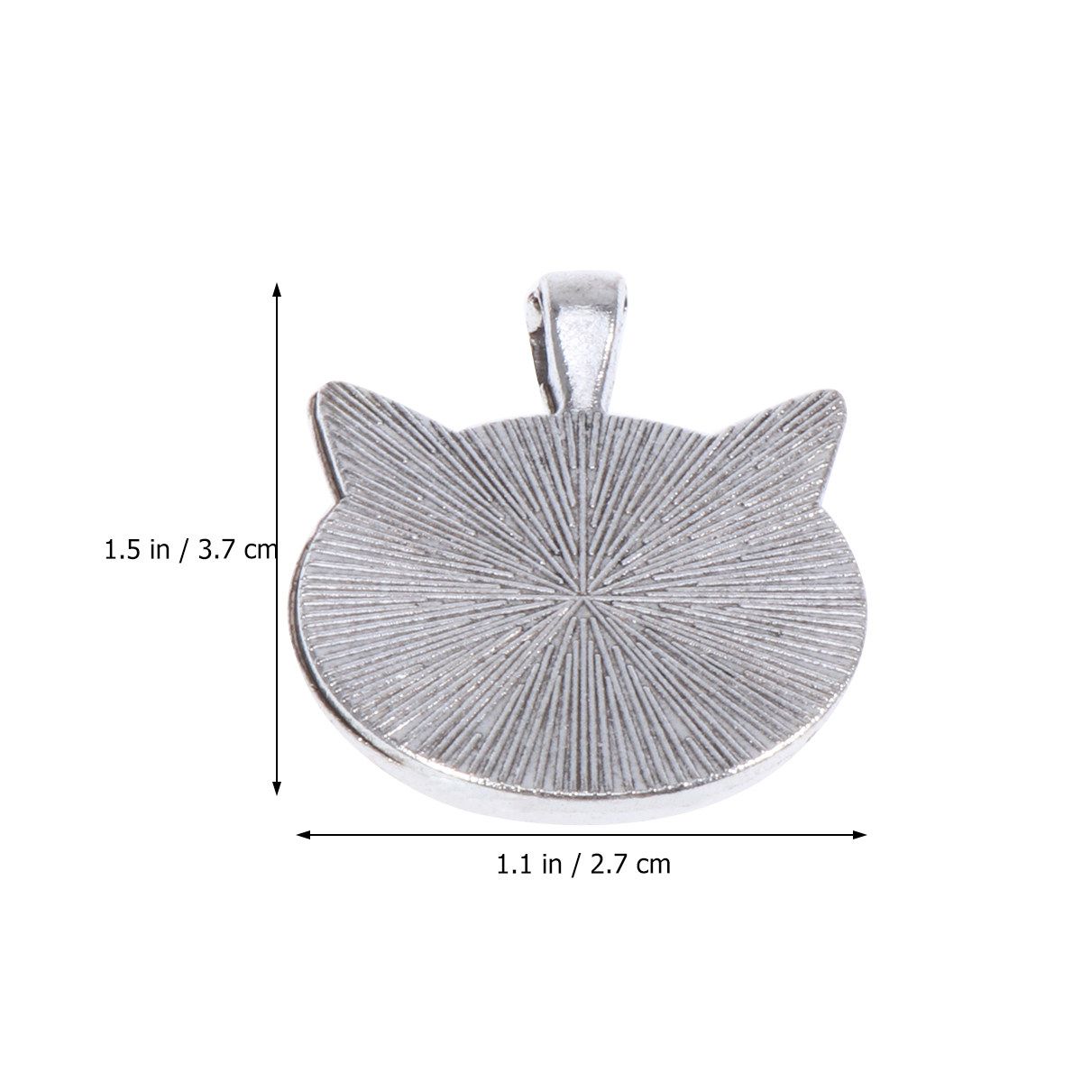 10Pcs Cat Ear Bezel Pendant Tr - Resin Craft Kit 评论和价格