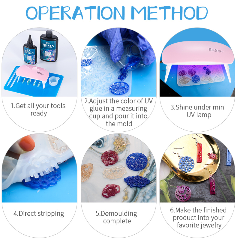 100g/250g Clear UV Resin Hard  - Resin Jewelry Kit 评论和价格